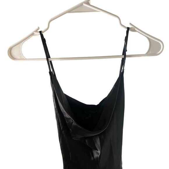 Intermix Maria Sleeveless Silk Jumpsuit Black Size 2 NWT - Picture 6 of 6